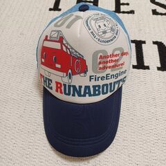 男の子　帽子　キャップ　サンリオ　ラナバウツ　消防車