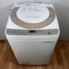 洗濯機 シャープ 7kg 2017年製 プラス4000円〜配送可...