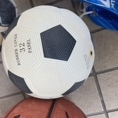 サッカーボール　幼稚園・低学年用　ゴム製