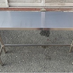 業務用 作業台 調理台 幅1200×奥行300×高さ845(mm) 厨房機材 飲食店 キッチン 厨房機器 店舗用品 洗い場 直接引き取り可能 大阪発