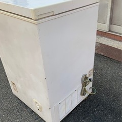 【動確済み】電気冷凍庫 JH-94C 46L 冷凍庫 縦型ストッカー 厨房機材 厨房機器 店舗用品 業務用冷凍庫 上開き 大阪発