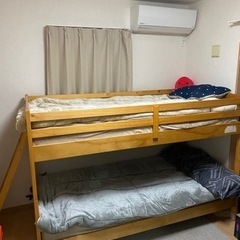 SOLD中古品 ニトリ木製2段ベッド