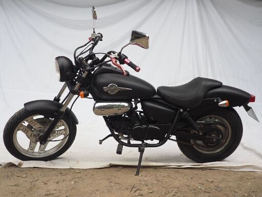 50cc本格アメリカン❗️ HONDA マグナ50 味わい深 マッドブラック 