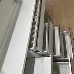 ニトリ　リガーレ　食器棚　ホワイト