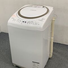 I155 TOSHIBA 東芝 洗濯乾燥機 ZABOON 8.0㎏ 2021年製 TOSHIBA 東芝 縦型