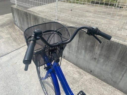 商談中】自転車 27インチ SCALARE STYLE 6段切替 ブルー系 カギ・ベル 