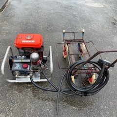 丸山 MS410EA セット動噴 アルミフレーム 台車オマケ 噴霧機