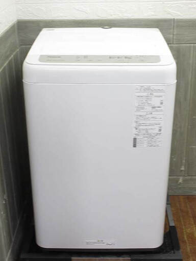 ss5102　パナソニック　全自動洗濯機　NA-F60B13　6kg　取扱説明書付　Panasonic　縦型　洗濯機　ホワイト×シルバー　ステンレス槽　ビッグフィルター洗浄　つけおきコース　からみほぐし