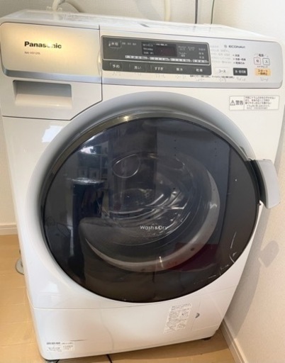 【最終値下】2013年製 Panasonic NA-VD120L-W　ドラム式洗濯乾燥機(6.0kg) 左開き プチドラム