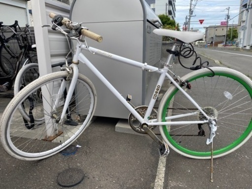 お譲り先決定】クロスバイク 27インチ 27インチ クロスバイク 6段 ブラック