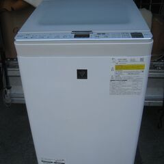 Sharp シャープ 縦型洗濯乾燥機 ES-PX8E-W 洗濯8...