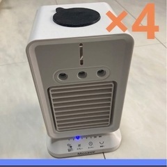 p35 ☆1台4役 多機能噴霧加湿送風機×4台 USB電源 3段...