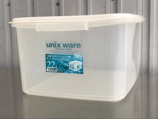 unix ware 大容量 22L ジャンボタッパー 業務用にもK635 (節約.com) 神戸の調理器具《キッチンツール》の中古あげます ...