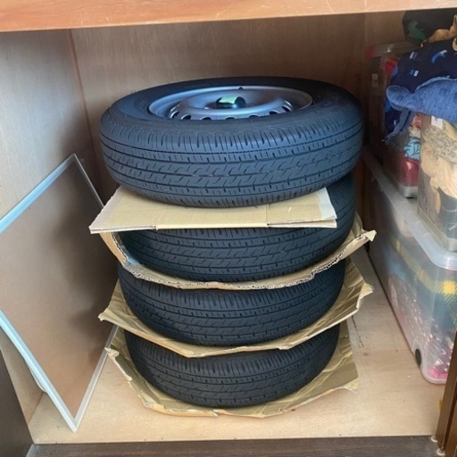 夏・お店屋さん 2022年製純正ハイゼットカーゴ145/80R12 夏タイヤ