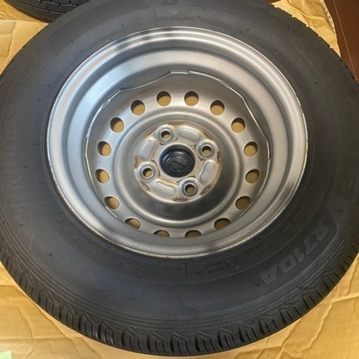 夏・お店屋さん 2022年製純正ハイゼットカーゴ145/80R12 夏タイヤ