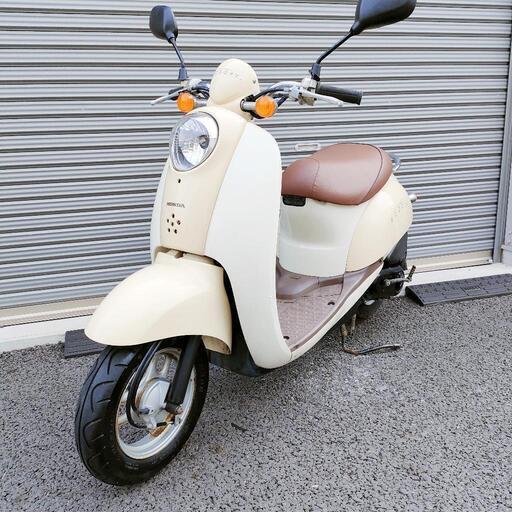 2646.お洒落可愛い♪　スクーピー　安心の水冷エンジン　シート、ミラー新品　千葉県柏市　即日配送、自走引き取りも可能
