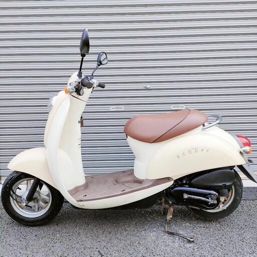 2646.お洒落可愛い♪ スクーピー 安心の水冷エンジン シート、ミラー