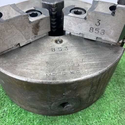 SOUL ソール MS-E ＃6 スクロールチャック 三爪【野田愛宕店】【店頭取引限定】【中古】ITKI2RDE3KPK SOUL ソール MS-E ＃6 スクロールチャック 三爪【野田愛宕店】【店頭