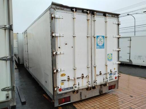 【香取市】横扉付き 保冷コンテナ (No.B-66) 長さ約580cm(+70cm)×幅226cm×高さ242cm (株)トラストカーゴ 香取コンテナ販売所
