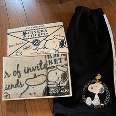 SNOOPY ハーフパンツ タオルセット