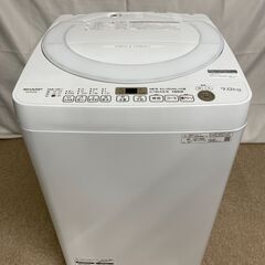 【北見市発】シャープ SHARP 洗濯機 ES-KS70W 20...