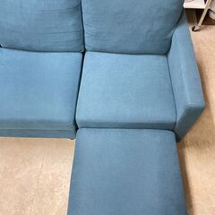 商談中★ベルーナ★ ボリュームカウチソファ オットマン付 スツール 3人掛け L字 快適 インテリア くつろぎ 家具 福島 郡山市 a