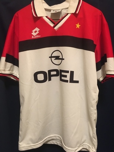 90s lotte ロット ACミラン ユニフォーム サッカー 旧 ゲームシャツ 90s lotte ロット ACミラン ユニフォーム サッカー ゲームシャツ