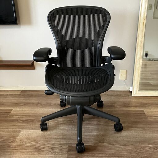 【美品】Herman Miller ハーマンミラー アーロンチェア ランバーサポート フル装備 Aサイズ