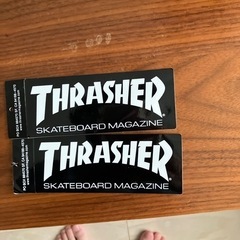 【新品未使用】THRASHER スラッシャー ステッカー 2枚セット