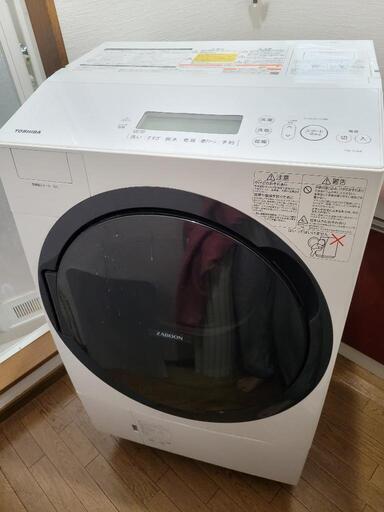 TOSHIBAドラム式洗濯乾燥機ZABOON - 生活家電