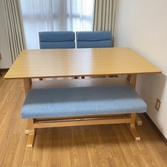 お譲り先決定】ダイニングテーブルセット 4人掛け