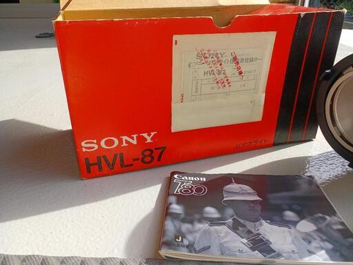 SONY　HVLー87　VIDEO　LIGHT