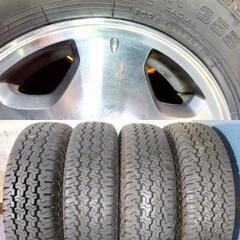 夏12インチ ホンダ純正 アルミ バモス【~95％富山】ホンダ アクティー145/80R12 LT 日本製 ヨコハマ 145R12 6PR 6プライ 中古4本 JW-T 軽トラック 軽トラ 貨物軽自動車 車検対応