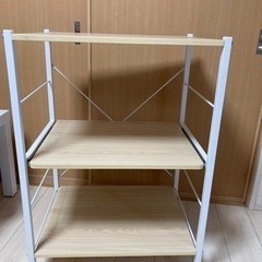 スライド式　収納棚　美品