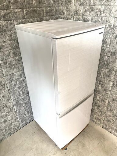 全国送料無料★3か月保証付き★冷蔵庫★2020年★SHARP★137L★SJ-D14F-W★R-607