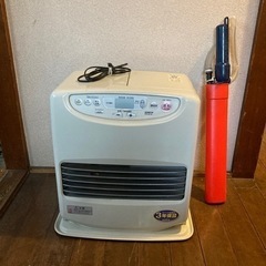 無料　灯油ファンヒーター　電動ポンプ
