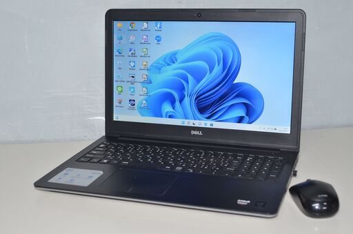 中古ノートパソコン Windows11+office 爆速SSD256GB DELL Inspiron 5547 高性能core i5-4210U/メモリ8GB/15.6インチ/webカメラ/無線内蔵
