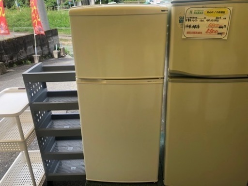 【リサイクルサービス八光】2011年製　三洋　２ドア冷凍冷蔵庫　109L　SR-YM110（W)