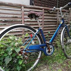 【受付終了】差し上げます✩ ジャンク品✩ギア付き自転車