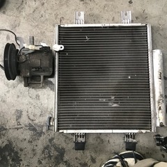 l275ミラ　コンプレッサー、コンデンサセット