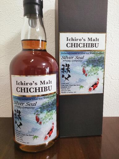 イチローズモルト 秩父 シルバーシール2021 Ichiro's Malt CHICHIBU Silver Seal\nVirgin Oak Barrel 2013〜2021\n64%\n207bottles