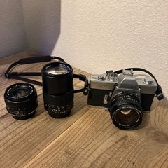 【美品】MINOLTA SRT101 レンズ3個セット フィルムカメラ