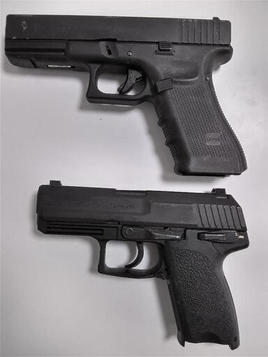 ガスガン6個 マガジン6個 セット(ジャンク品)