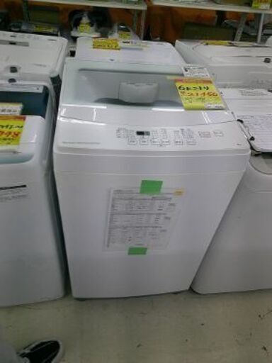 ＩＤ：Ｇ60351417　全自動洗濯機６ｋ　ニトリ　ＮＴＲ６０　２０１９年