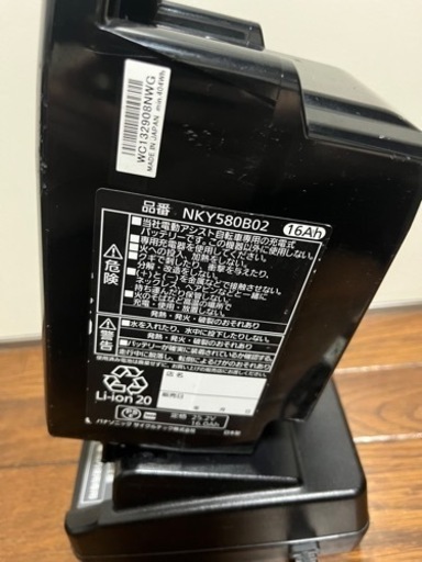 ストア Panasonic 電動自転車バッテリー NYK580B02 