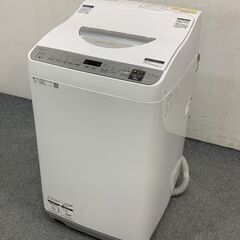 高年式!2021年製!SHARP/シャープ コンパクト全自動洗濯乾燥機 洗濯5.5