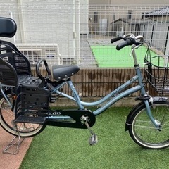 自転車　ママチャリ　チャイルドシート付き