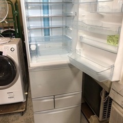 北九州市内配送無料　保証付き 東芝 TOSHIBA GR-E43G-SS [冷蔵庫（427L・右開き） ブライトシルバー VEGETA(ベジータ)]