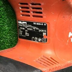ヒルティ TE500-X 電動ハンマ HILTI【市川行徳店】【店頭取引限定