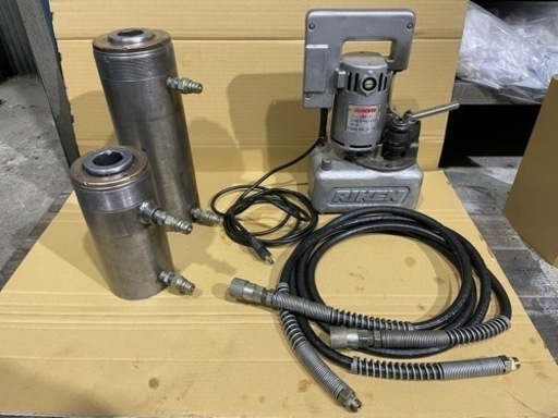 可動式小型ポンプ　RIKEN  SMP-3C 油圧ジャッキ